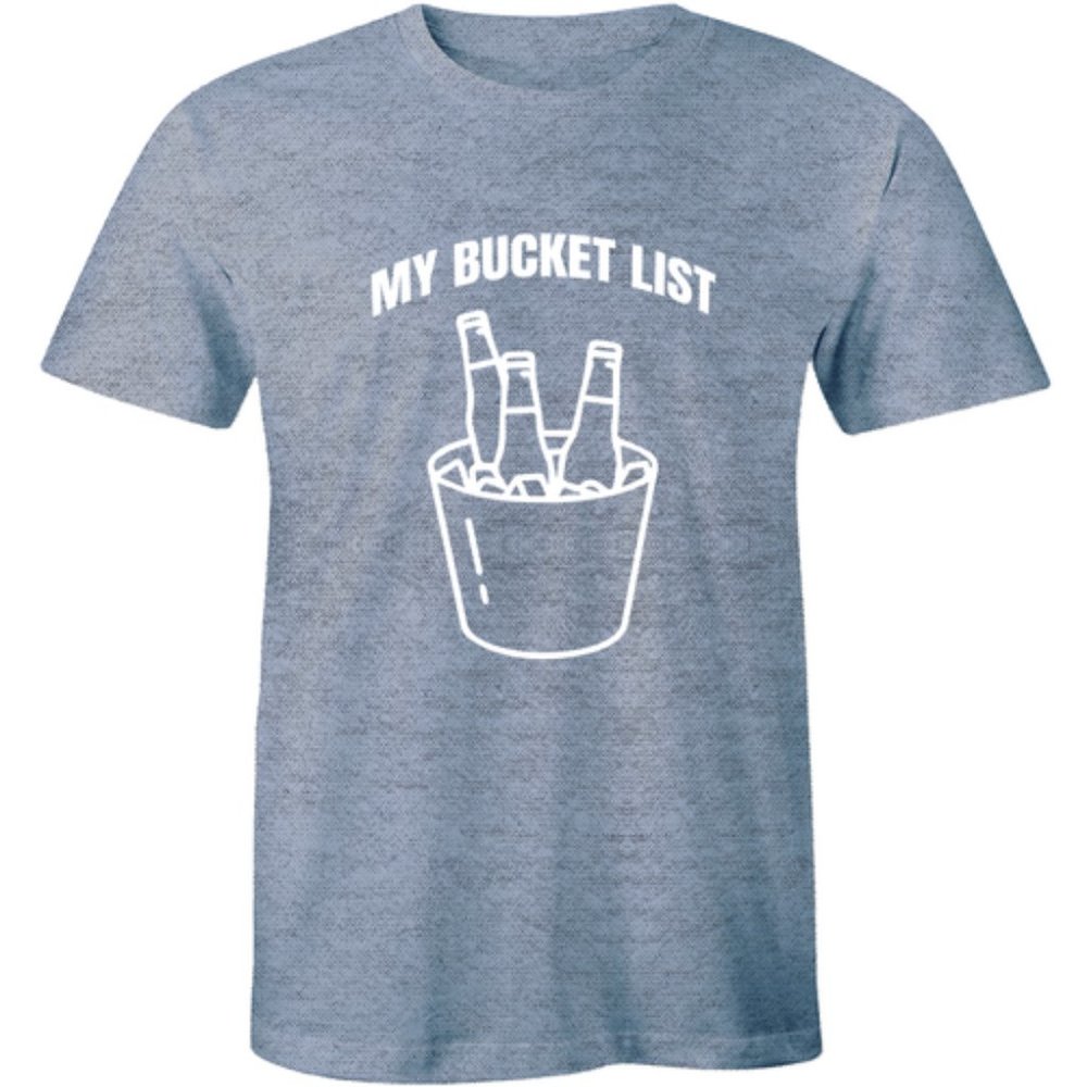 My Bucket List - Cool Drinking Party Men's T-shirt